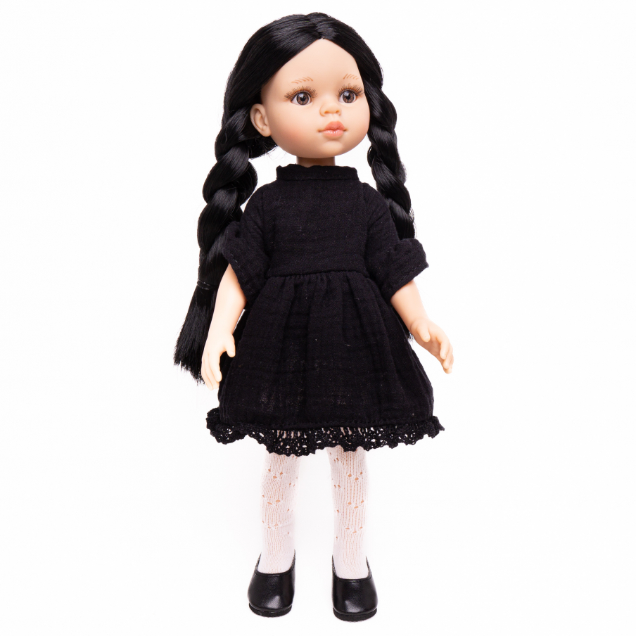 Šaty pro panenku Paola Reina a Minikane 32 cm By Loli - Wednesday Lace Dress