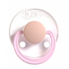 Dudlík Rebael z přírodního kaučuku 1 ks - Snowy Soft Flamingo