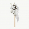 Hobby koník na tyči By Astrup - Hobby Horse White