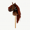 Hobby koník na tyči By Astrup - Hobby Horse Brown