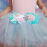 Dívčí tylová tutu sukně mořská panny Great Pretenders - Pastel Aqua