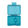 Yumbox Snack nepropustný svačinový box 3 sekce - Aqua Glitter