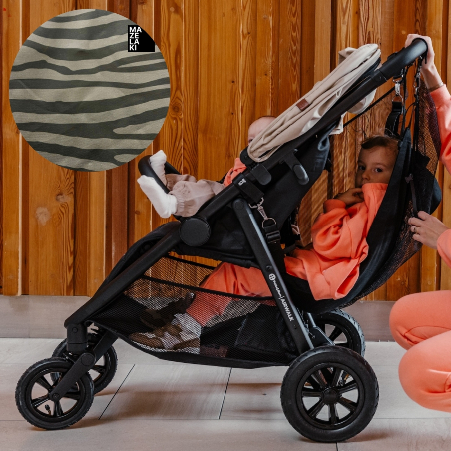 Hamaka na kočárek Mazelaki - Zebra verze 2025 Certifikovaná