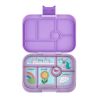 Yumbox Original nepropustný svačinový box - Lavande Purple - Unicorn
