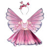 Kostým pro holčičku motýlí víla Great Pretenders - Butterfly fairy