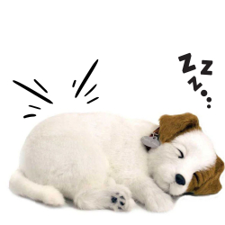 Realistický dýchací pejsek 25cm Perfect Petzzz - Jack russel