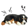 Realistický dýchací pejsek 25cm Perfect Petzzz - Bernský salašnický