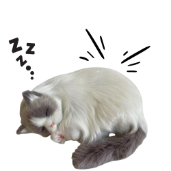 Realistická dýchací kočička 25cm Perfect Petzzz - Ragdoll