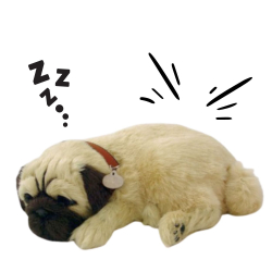 Realistický dýchací pejsek 25cm Perfect Petzzz - Mops