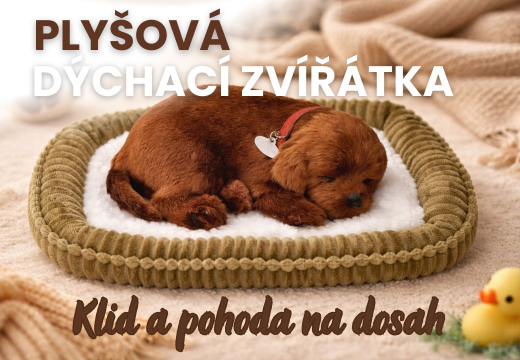 Plyšová dýchací zvířátka: Tajemství klidu, které si zamilují děti i dospělí